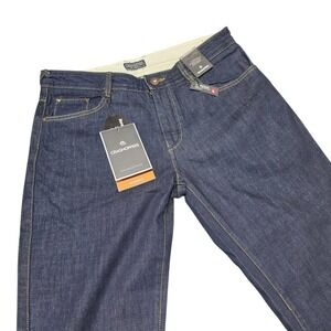 Craghoppers Bardsey Indigo Denim Jeans Straight Leg Outdoor Casual Mens 34 Short